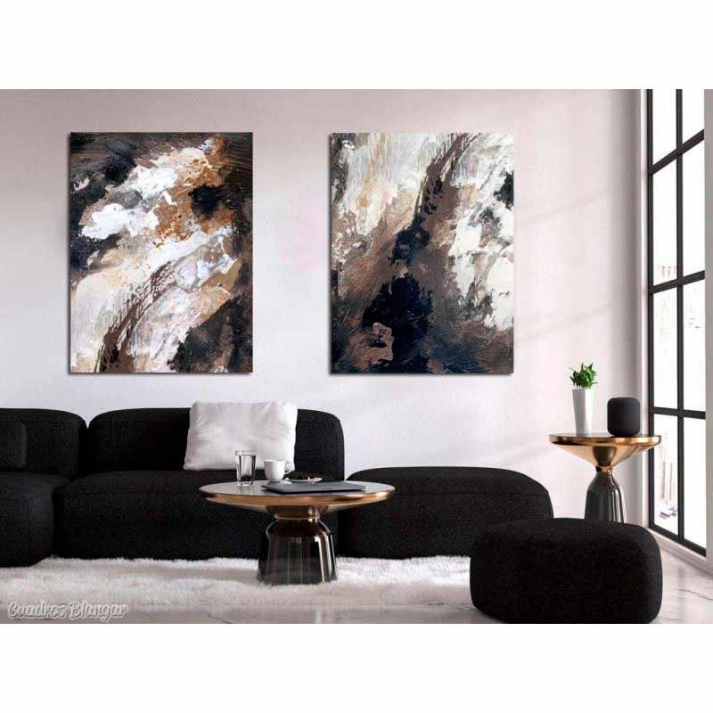Arte moderno, Armonía en contraste decoración pared Abstractos Pintura Abstracta venta online